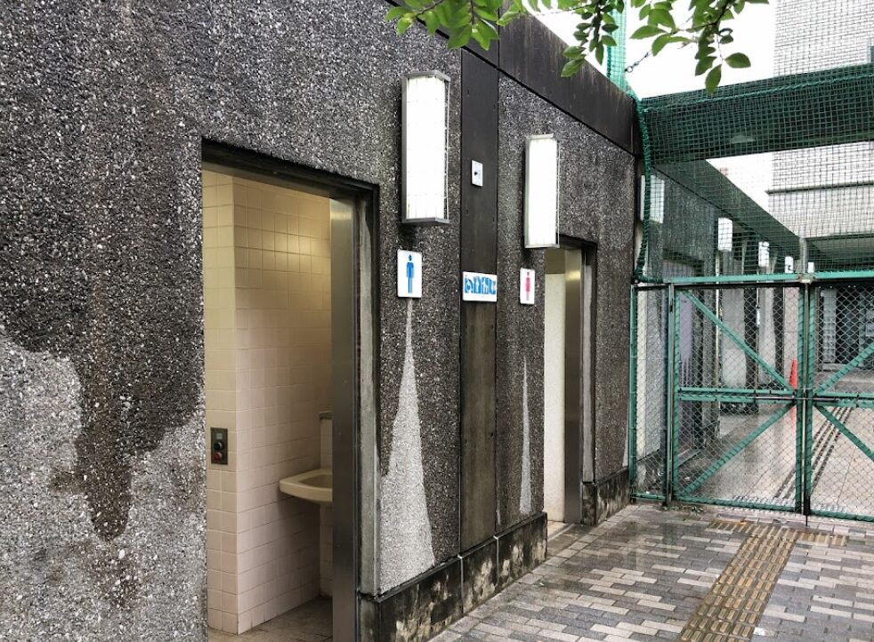 目黒川桜まつり　桜　トイレ